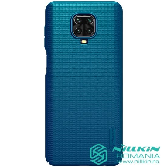 Husa protectie spate din plastic albastru pentru Redmi Note 9S / 9Pro