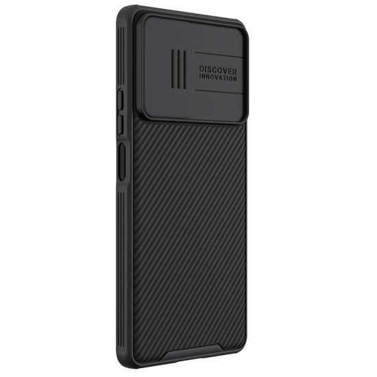 Husa protectie spate si camera foto negru pentru Poco F5 5G