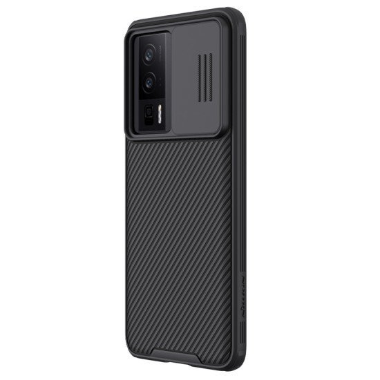 Husa protectie spate si camera foto negru pentru Poco F5 Pro 5G