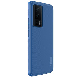 Husa protectie spate din plastic albastru pentru Poco F5 Pro 5G Husa protectie spate din plastic albastru pentru Poco F5 Pro 5G