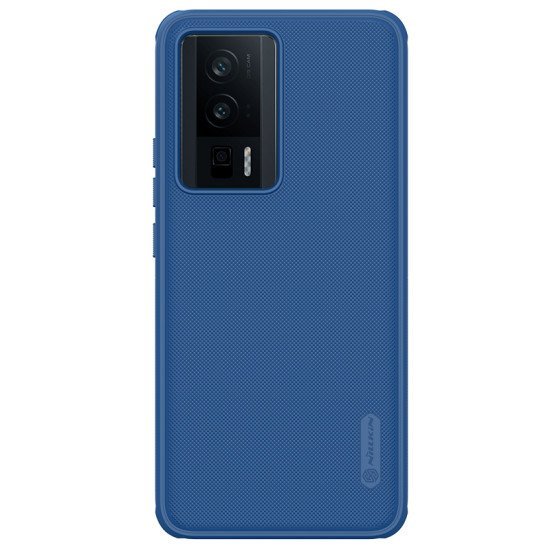 Husa protectie spate din plastic albastru pentru Poco F5 Pro 5G