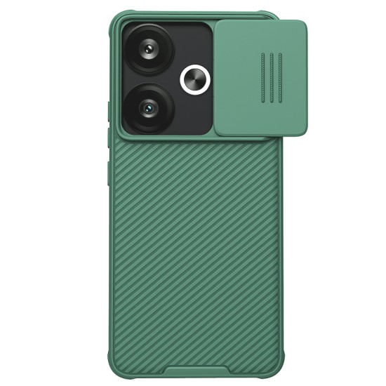 Husa protectie spate si camera foto verde pentru Poco F6 5G Husa protectie spate si camera foto verde pentru Poco F6 5G