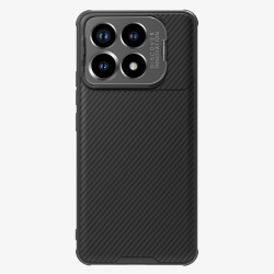 Husa magnetica protectie spate si camera foto (cu decupaj pentru camere) neagră pentru Poco F6 Pro 5G
