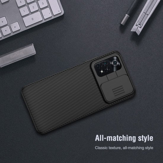 Husa protectie spate si camera foto negru pentru POCO M4 PRO 4G Husa protectie spate si camera foto negru pentru POCO M4 PRO 4G