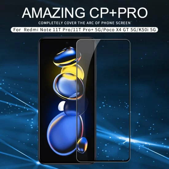 Folie protectie Nillkin CP+Pro din sticla securizata pentru Poco X4 GT 5G Folie protectie Nillkin CP+Pro din sticla securizata pentru Poco X4 GT 5G