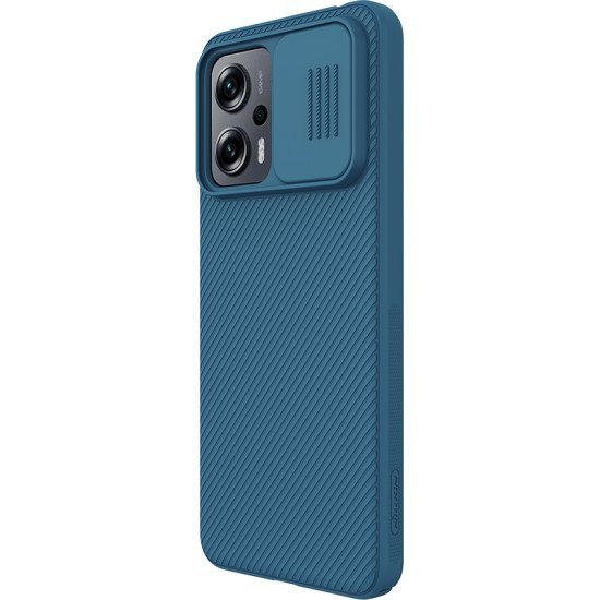 Husa protectie spate si camera foto albastru pentru Poco X4 GT 5G Husa protectie spate si camera foto albastru pentru Poco X4 GT 5G