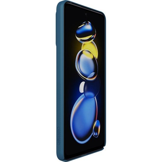 Husa protectie spate si camera foto albastru pentru Poco X4 GT 5G Husa protectie spate si camera foto albastru pentru Poco X4 GT 5G