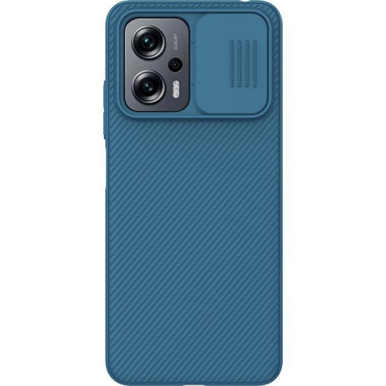 Husa protectie spate si camera foto albastru pentru Poco X4 GT 5G Husa protectie spate si camera foto albastru pentru Poco X4 GT 5G
