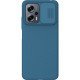 Husa protectie spate si camera foto albastru pentru Poco X4 GT 5G Husa protectie spate si camera foto albastru pentru Poco X4 GT 5G