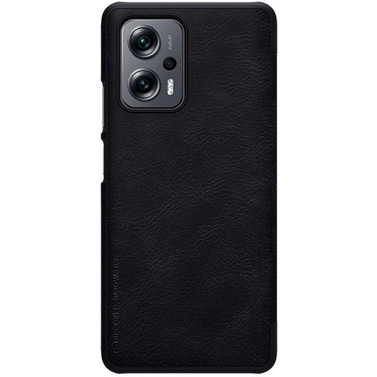 Husa din piele negru de lux QIN cu Poco X4 GT 5G Husa din piele negru de lux QIN cu Poco X4 GT 5G