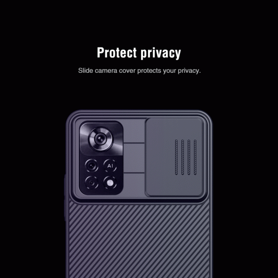 Husa protectie spate si camera foto negru pentru Poco X4 Pro 5G
