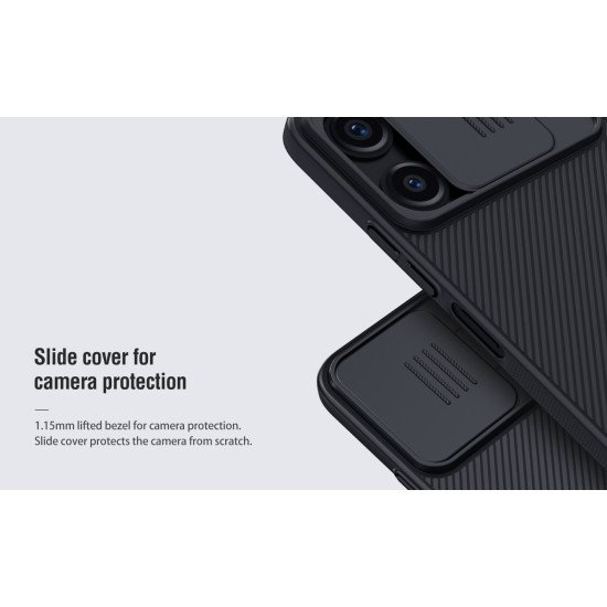 Husa protectie spate si camera foto albastru pentru Redmi 12 4G