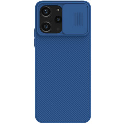 Husa protectie spate si camera foto albastru pentru Redmi 12 4G