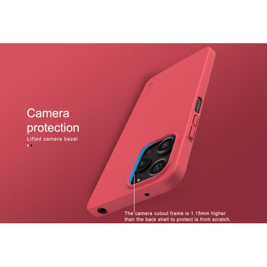 Husa protectie spate din plastic albastru pentru Redmi 12 4G