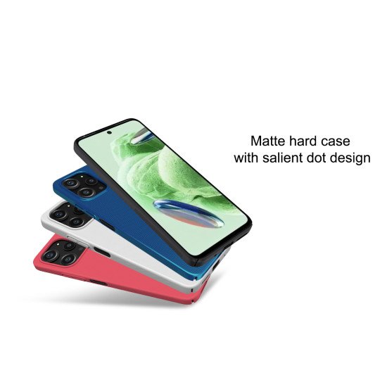 Husa protectie spate din plastic albastru pentru Redmi 12 4G