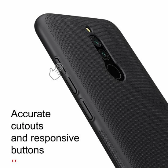 Husa protectie spate din plastic negru pentru Redmi 8