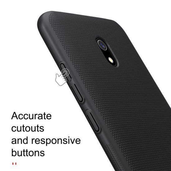 Husa protectie spate din plastic negru pentru Redmi 8А