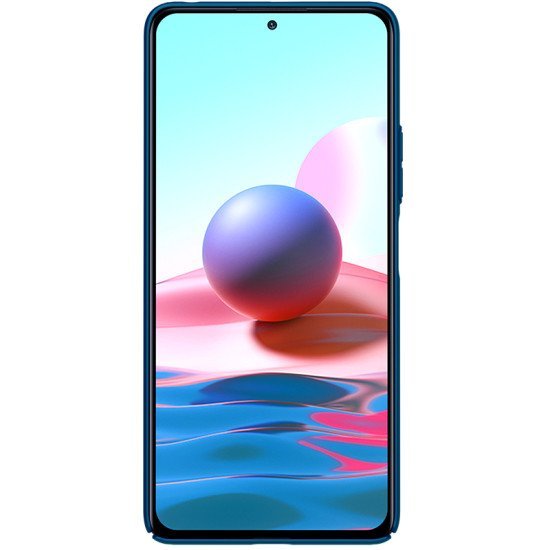 Husa protectie spate din plastic albastru pentru Redmi Note 10 5G / Poco M3 Pro 5G