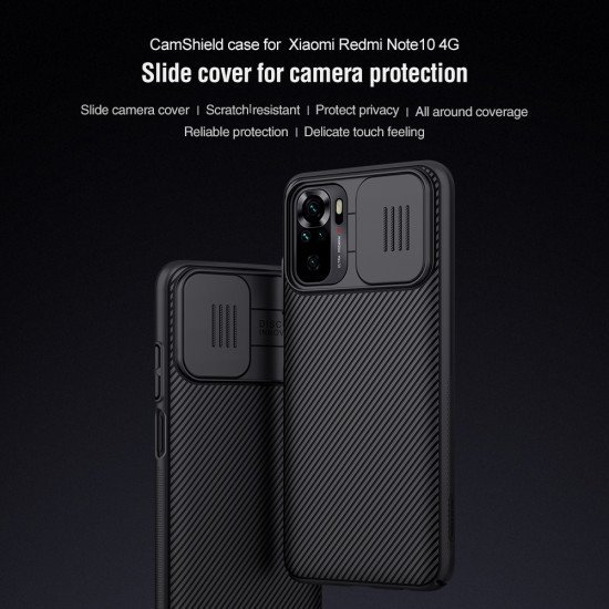 Husa protectie spate si camera foto albastru pentru Redmi Note 10