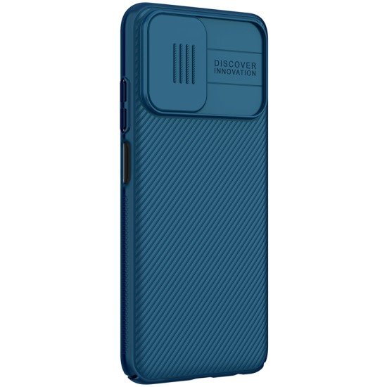 Husa protectie spate si camera foto albastru pentru Redmi Note 10