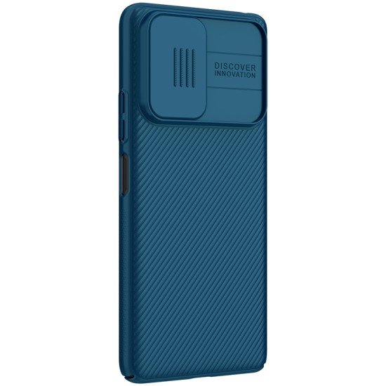 Husa protectie spate si camera foto albastru pentru Redmi Note 10 Pro