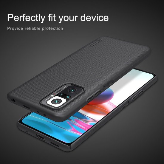 Husa protectie spate din plastic negru pentru Redmi Note 10 Pro