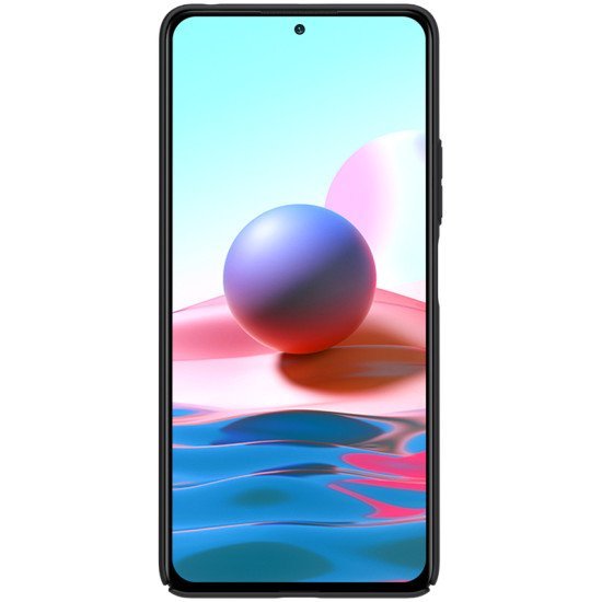 Husa protectie spate din plastic negru pentru Redmi Note 10 Pro