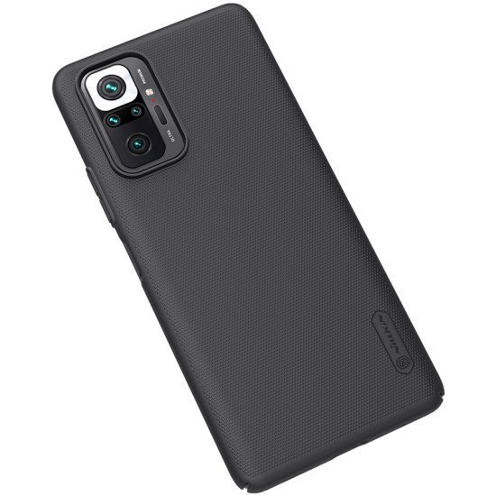 Husa protectie spate din plastic negru pentru Redmi Note 10 Pro Husa protectie spate din plastic negru pentru Redmi Note 10 Pro