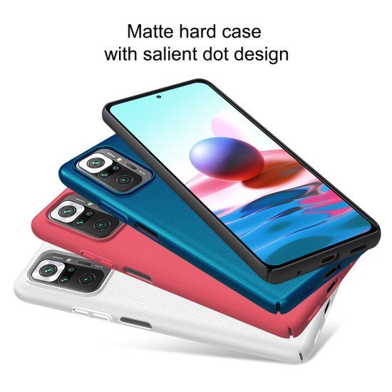 Husa protectie spate din plastic albastru pentru Redmi Note 10 Pro