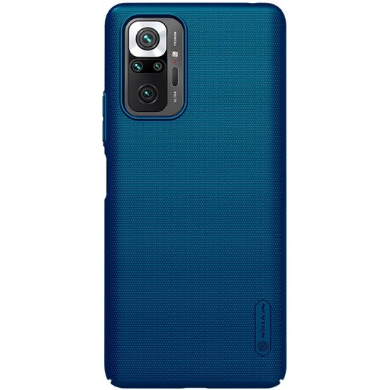 Husa protectie spate din plastic albastru pentru Redmi Note 10 Pro
