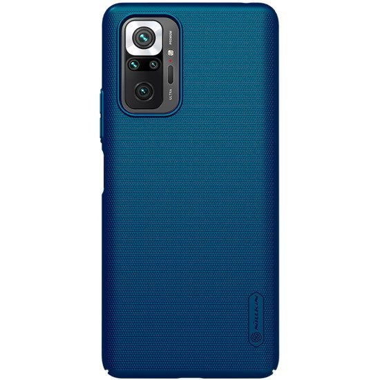 Husa protectie spate din plastic albastru pentru Redmi Note 10 Pro Husa protectie spate din plastic albastru pentru Redmi Note 10 Pro