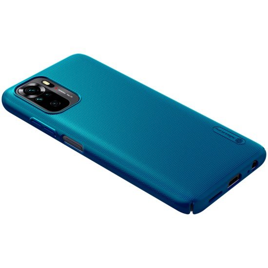 Husa protectie spate din plastic albastru pentru Redmi Note 10