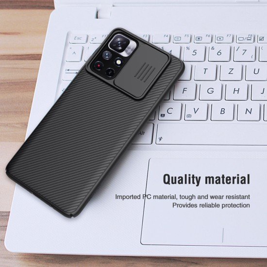 Husa protectie spate si camera foto negru pentru  Redmi Note 11 5G / POCO M4 PRO 5G