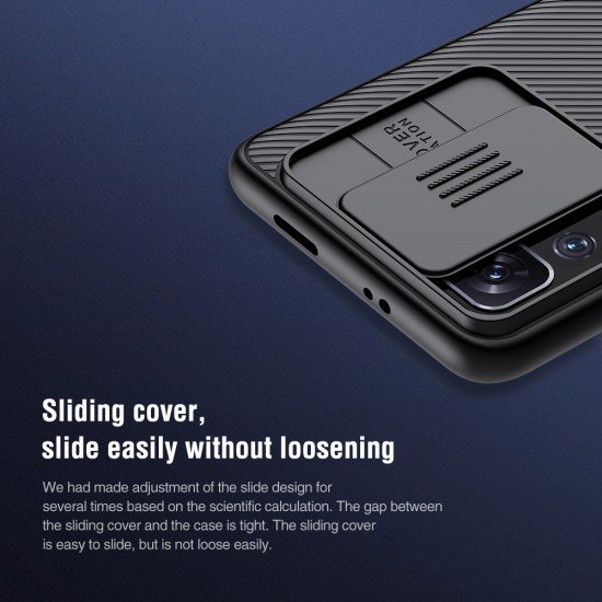 Husa protectie spate si camera foto albastru pentru Redmi Note 11 5G / POCO M4 PRO 5G