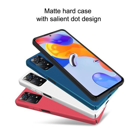 Husa protectie spate din plastic albastru pentru Redmi Note 12 Pro 4G