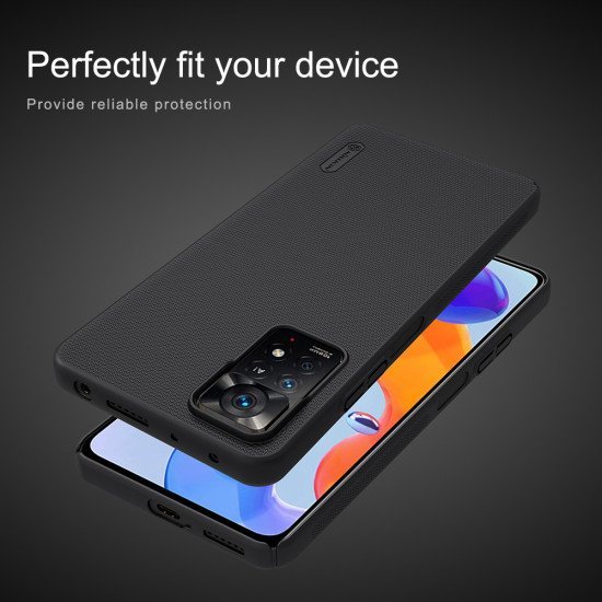 Husa protectie spate din plastic negru pentru Redmi Note 11 Pro / 11 Pro 5G