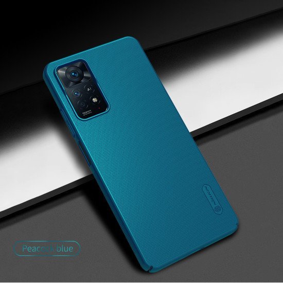 Husa protectie spate din plastic albastru pentru Redmi Note 12 Pro 4G