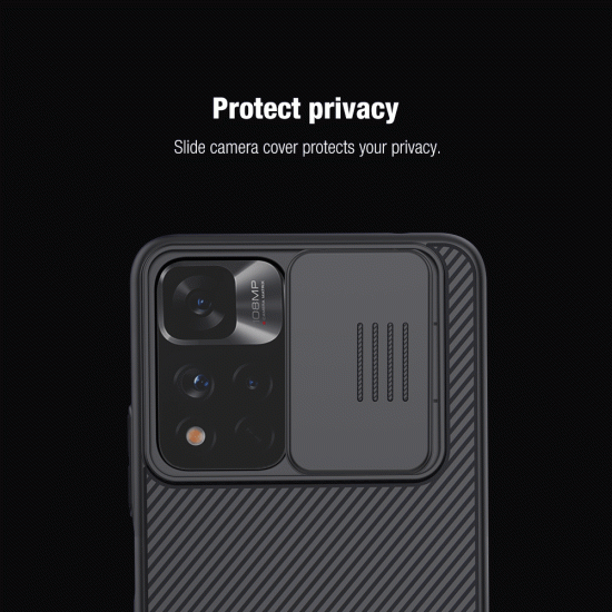 Husa protectie spate si camera foto albastru pentru Redmi Note 11 Pro+ 5G