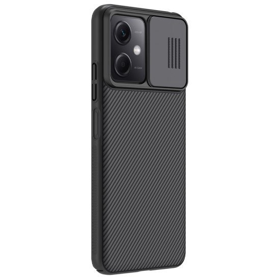 Husa protectie spate si camera foto negru pentru Redmi Note 12 4G