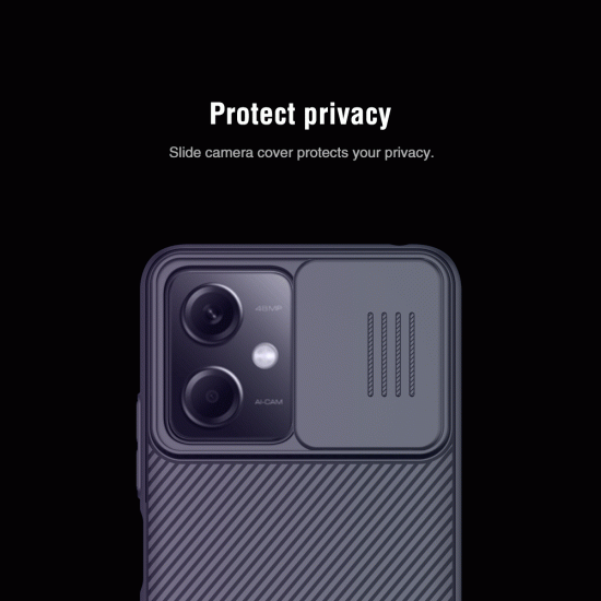 Husa protectie spate si camera foto albastru pentru Redmi Note 12 5G / Poco X5 5G