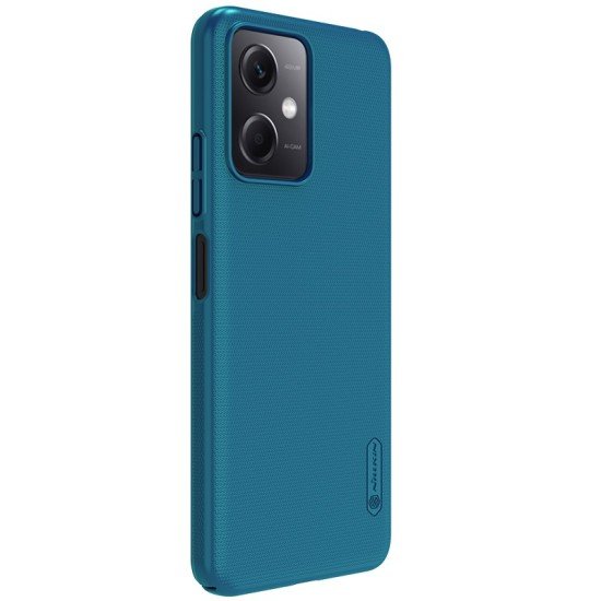 Husa protectie spate din plastic albastru pentru Redmi Note 12 5G / Poco X5 5G