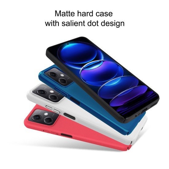 Husa protectie spate din plastic albastru pentru Redmi Note 12 5G / Poco X5 5G