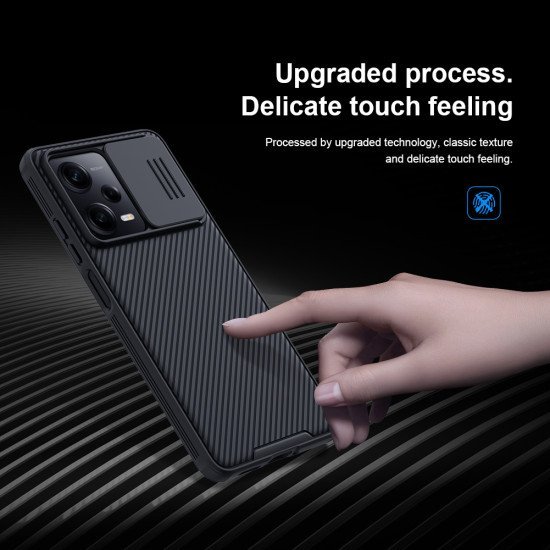 Husa protectie spate si camera foto negru pentru Redmi Note 12 Pro 5G / Poco X5 Pro 5G