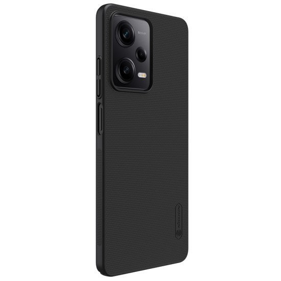 Husa protectie spate din plastic negru pentru Redmi Note 12 Pro 5G / Poco X5 Pro 5G