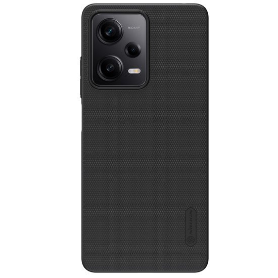 Husa protectie spate din plastic negru pentru Redmi Note 12 Pro 5G / Poco X5 Pro 5G