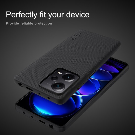 Husa protectie spate din plastic negru pentru Redmi Note 12 Pro+ 5G