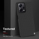 Husa texturată protectie spate si camera foto pentru  Redmi Note 12 Pro+ 5G negru