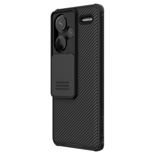 Husa protectie spate si camera foto negru pentru Redmi Note 13 Pro+ 5G