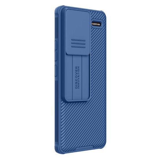 Husa protectie spate si camera foto albastru pentru Redmi Note 13 Pro+ 5G