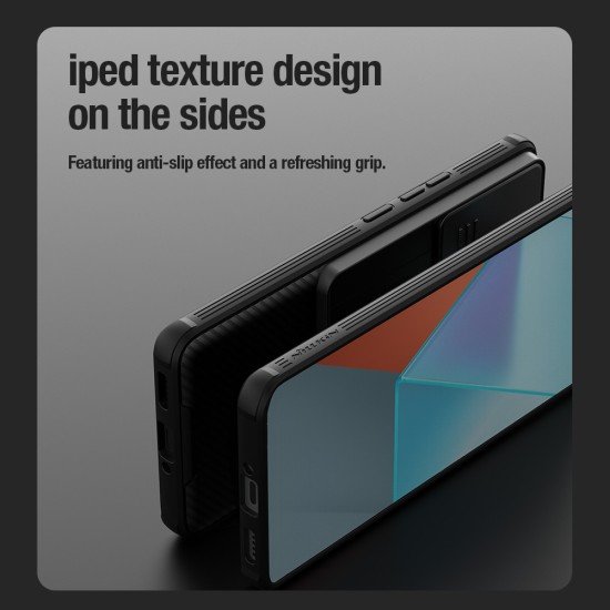 Husa protectie spate si camera foto albastru pentru Redmi Note 13 Pro+ 5G